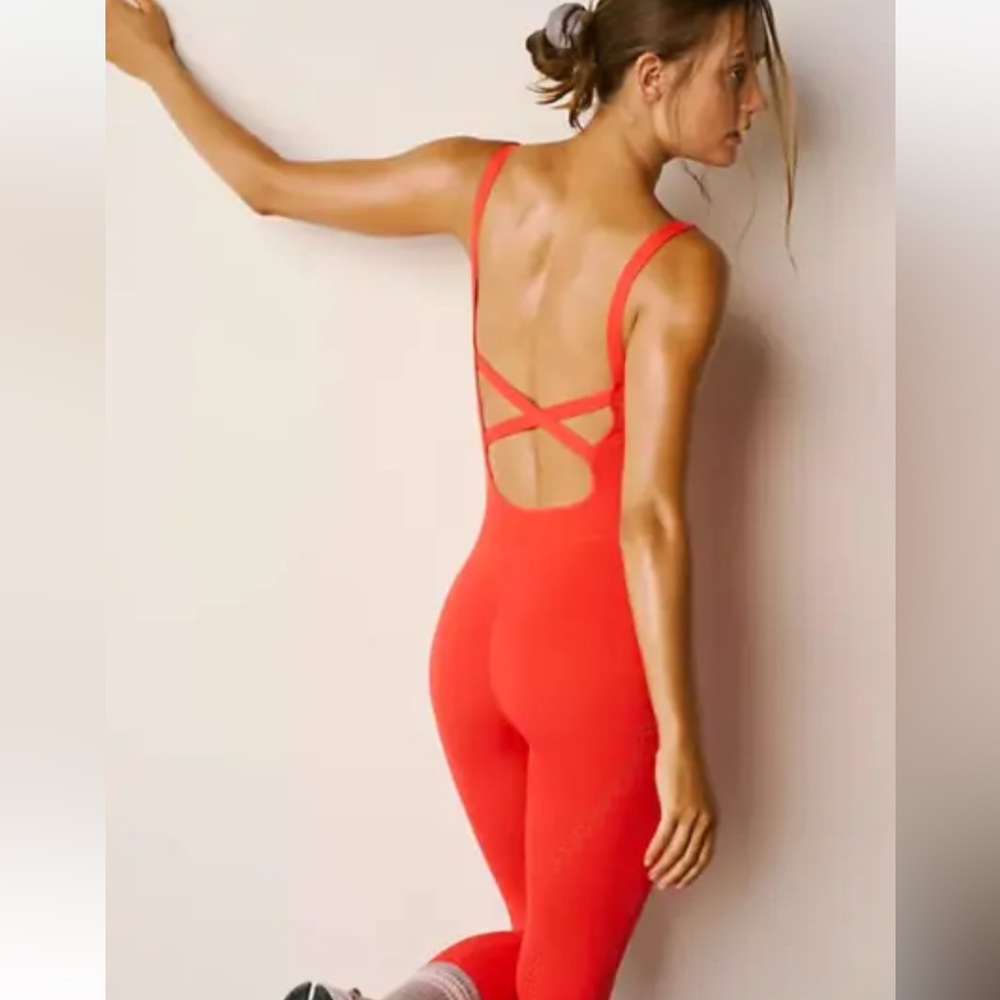 FP Movement Good Karma Onesie Hot Watermelon